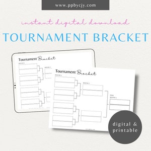 Sports Tournament Championship Bracket | Sports Competition Playoff Bracketology | Sports Bracket Board Prediction Tracker