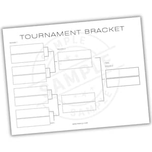 Sports Tournament Championship Bracket | Sports Competition Playoff Bracketology | Sports Bracket Board Prediction Tracker