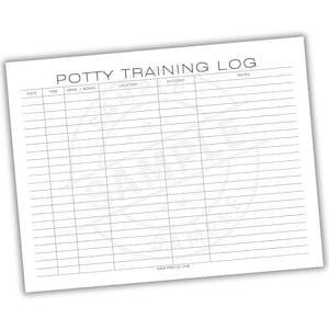 Puppy Potty Obedience Training Log | Dog Housebreaking Tracker | Canine Toilet Routine Planner | Dog House Training Milestone Diary