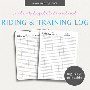 Paardrij- en trainingslogboek | Sessietracker paarden paardrijden | Voortgangsplanner prestatiedoelen paard