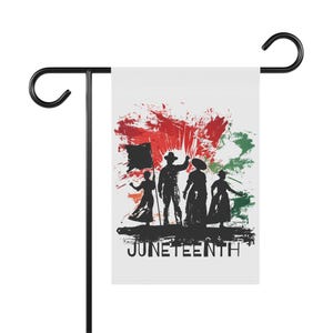 Celebrate Juneteenth 619 Yard Banner, Black Heritage House Flag, African-American Holiday Decoration, Garden & House Banner, June 19th