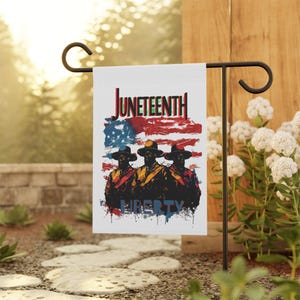 Juneteenth 619 Yard Banner, Black Heritage House Flag, African-American Holiday Decoration, Garden & House Banner, June 19th