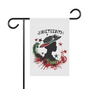 Celebrate Juneteenth 619 Yard Banner, Black Heritage House Flag, African-American Holiday Decoration, Garden & House Banner, June 19th
