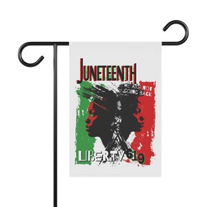 Celebrate Juneteenth 619 Yard Banner, Black Heritage House Flag, African-American Holiday Decoration, Garden & House Banner, June 19th