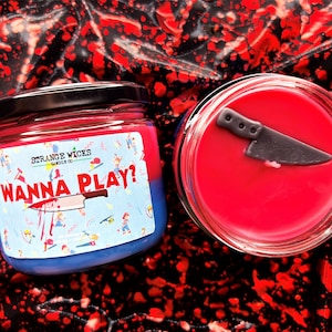 Wanna Play? - Chucky Candle