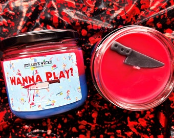 Wanna Play? - Chucky Candle