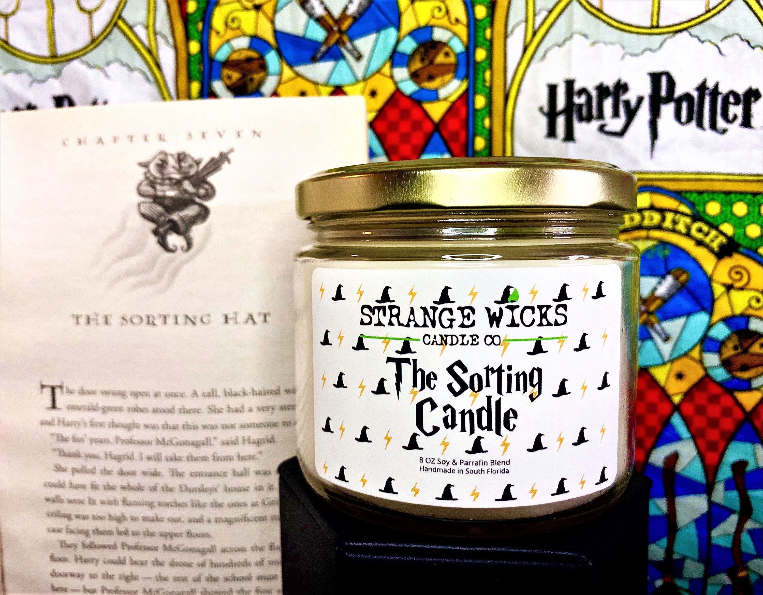 The Sorting Candle Wizard Candle Etsy