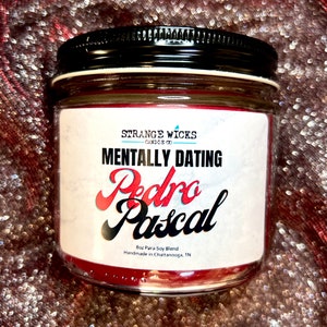 Mentally Dating Pedro Pascal Candle