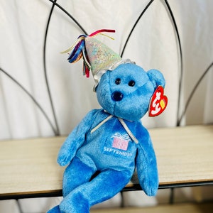 Vintage "September" the Birthday Bear - Retired Beanie Baby