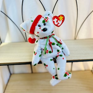 Vintage 1998 Holiday Teddy - Retired Beanie Baby