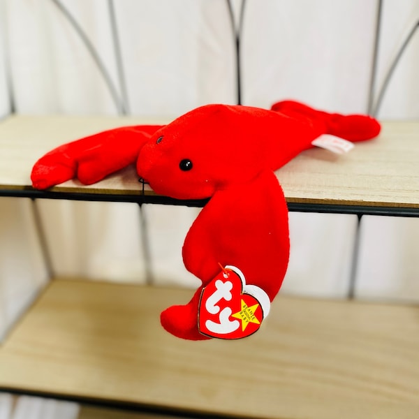 Vintage Pinchers the Lobster - One of the Original 9 Beanie Babies - Retired Beanie Baby