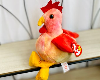 beanie baby rooster value