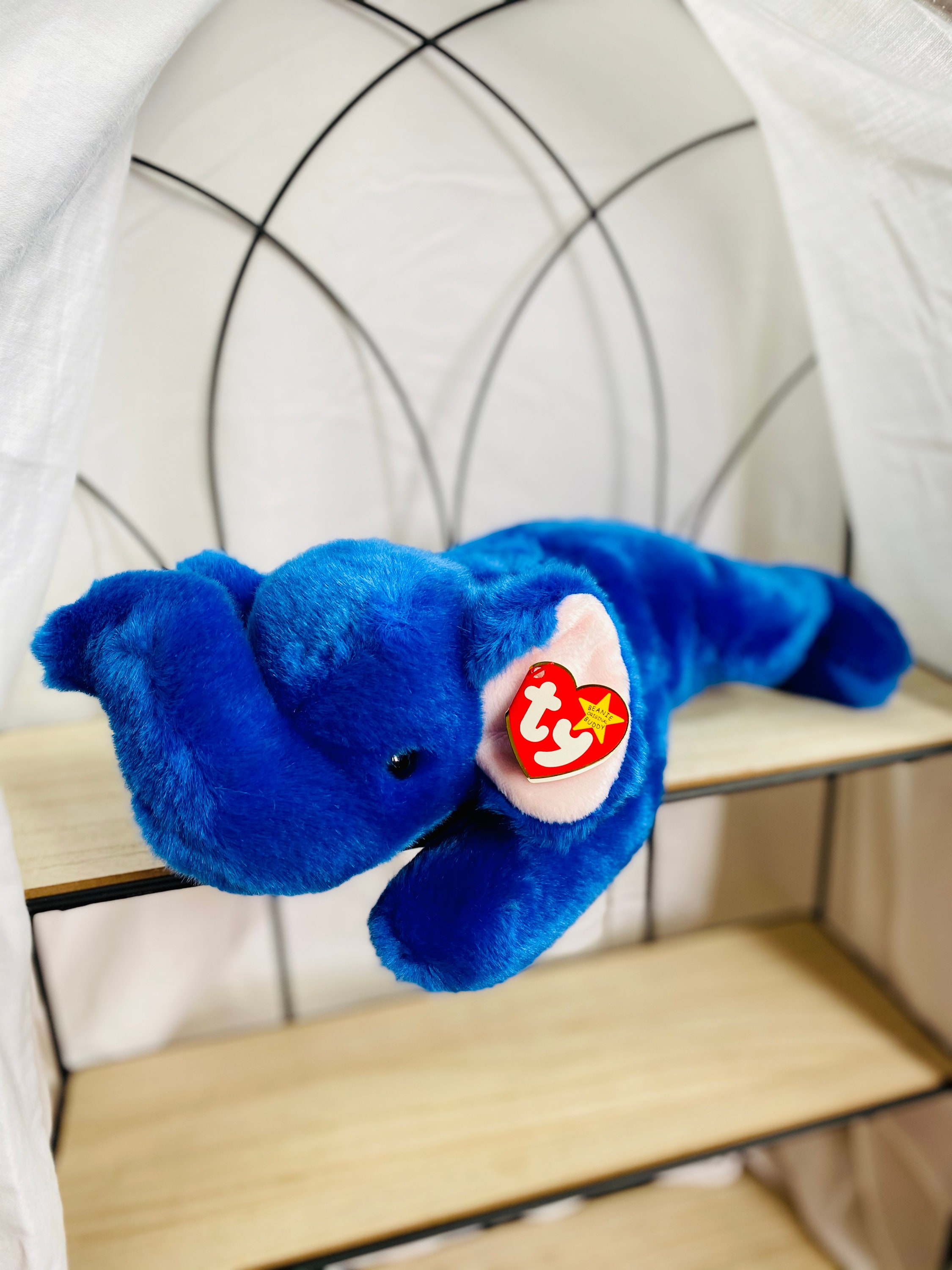 Royal blue peanut beanie baby sales