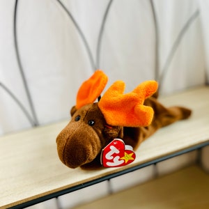 Vintage Chocolate the Moose - Retired Beanie Baby