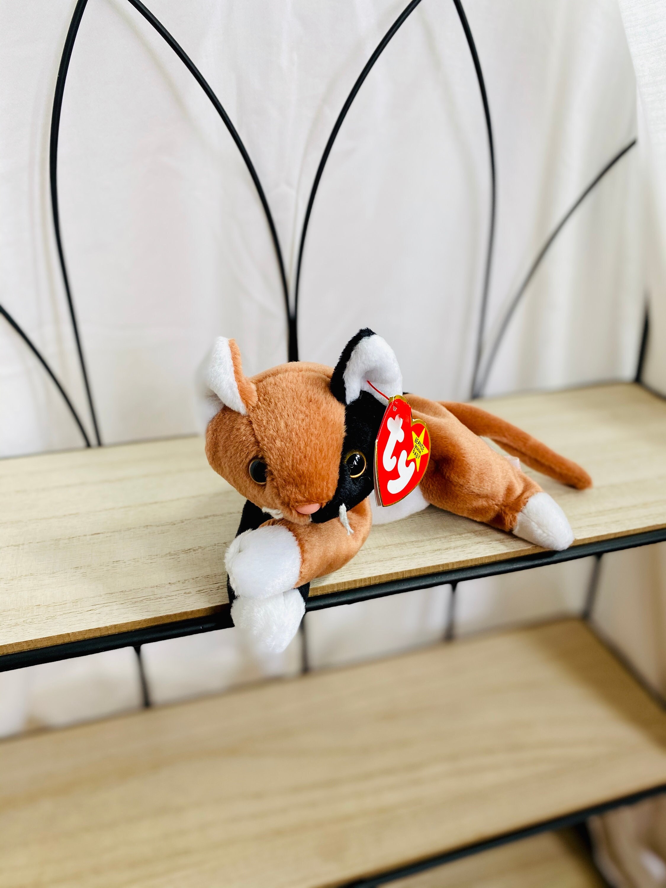 Vintage Chip the Calico Cat Retired Beanie Baby