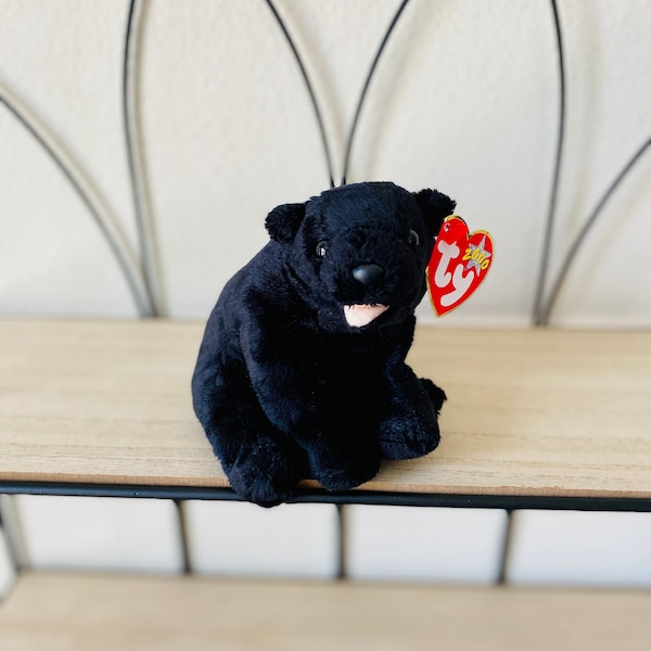 Beanie Baby Black Bear - Etsy
