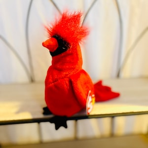 Vintage Mac the Cardinal - Retired Beanie Baby