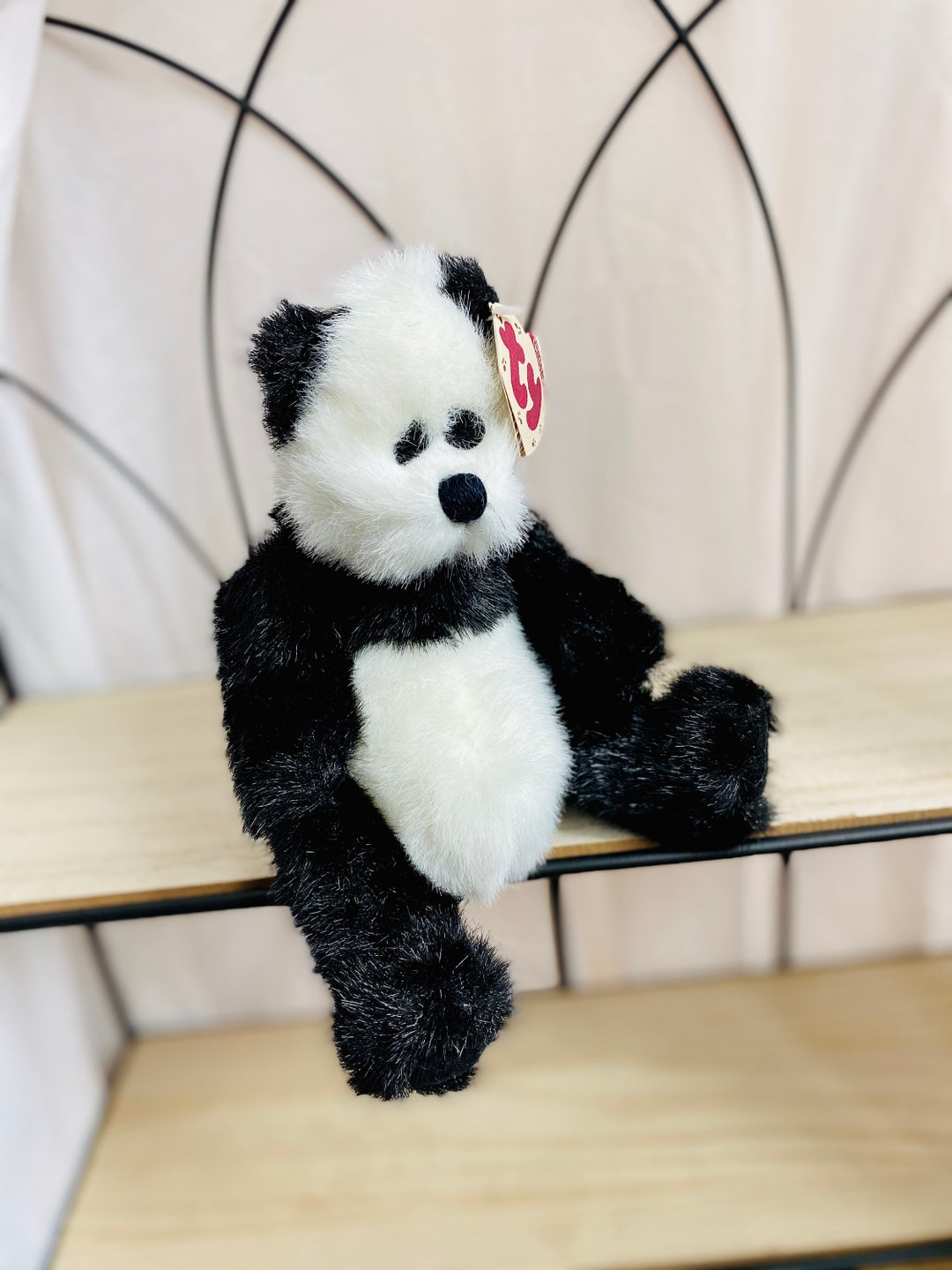 ヴィンテージチェッカーズパンダベア - 廃盤TYアティックトレジャー