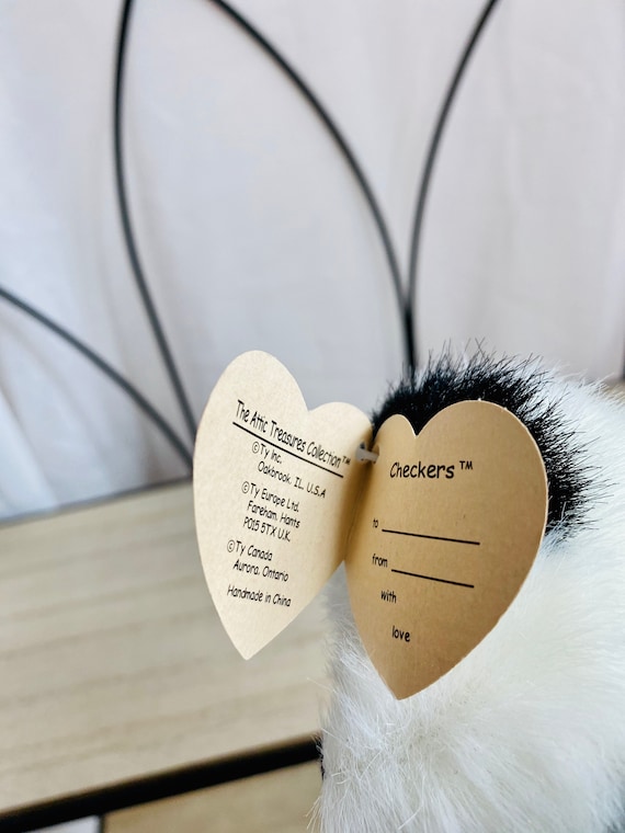 英国❤️ビンテージパンダベア❤️ ヴィンテージチェッカーズパンダベア - 廃盤TYアティックトレジャー