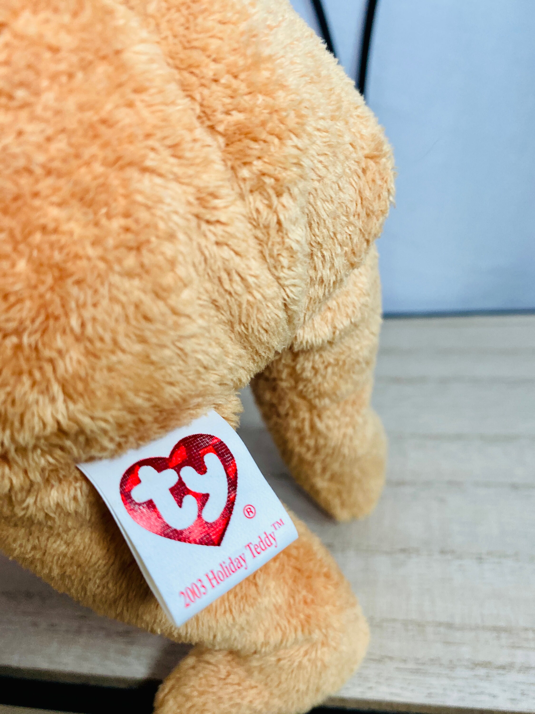 Vintage 2003 Holiday Teddy Bear - Retires Beanie Baby - Etsy