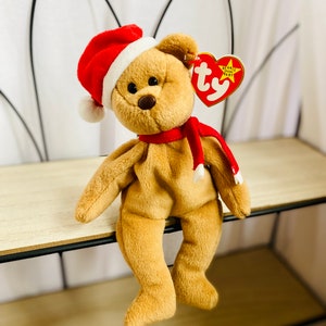 Vintage 1997 Holiday Bear - Retired Beanie Baby