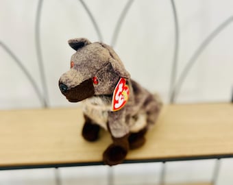 Vintage Howl the Wolf Retired Beanie Baby UK