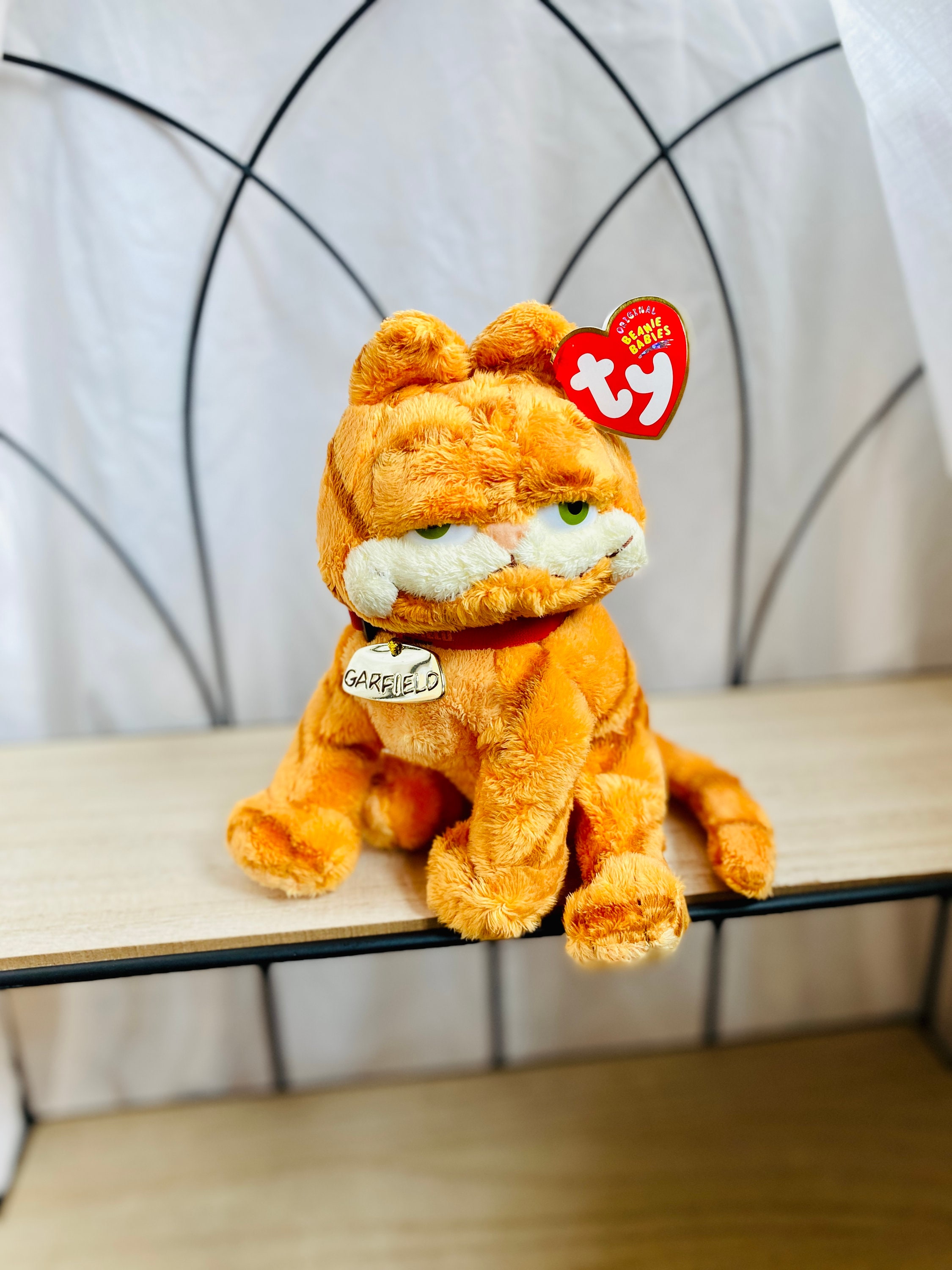 レア】ty ガーフィールド GARFIELD ビーニーベイビー ぬいぐるみ