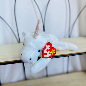 Vintage Mystic the Unicorn with Yarn Mane - Retired Beanie Baby
