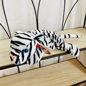 Vintage Blizzard the White Tiger - Retired Beanie Baby
