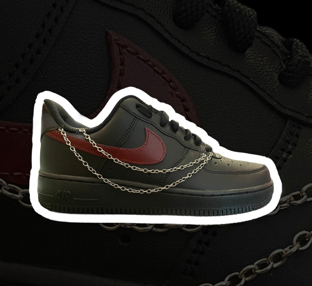 Custom Air Force 1 With Chains Etsy