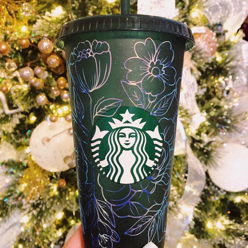 Download Starbucks Wrap SVG . Flower Cold Cup . Venti Cup 24 OZ ...