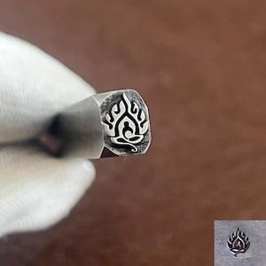 Lotus Flowers Steel Punches Jewelry Metal, Leather Stamping Tools Bracelet DIY Craft Tool, Jewelry Making For Gift