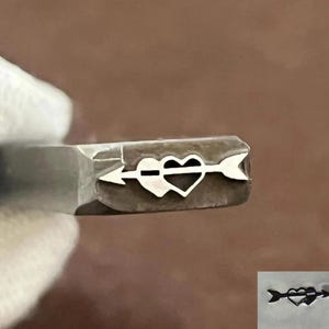 Love Arrow Steel Punches Jewelry Metal, Leather Stamping Tools Bracelet DIY Craft Tool, Jewelry Making For Gift