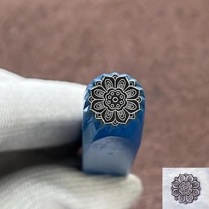 Lotus flower Steel Punches Jewelry Metal, Leather Stamping Tools Bracelet DIY Craft Tool, Jewelry Making For Gift