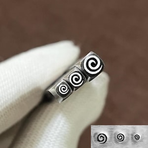 Stalowe dziurkacze spiralne do biżuterii, metalowe, narzędzia do stemplowania skóry, bransoletki, narzędzie do majsterkowania, tworzenie biżuterii na prezent
