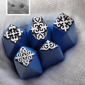 Texture ,Engraving, Steel Punches Jewelry Metal, Leather Stamping Tools Bracelet DIY Craft Tool, Jewelry Making For Gift