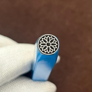 Texture /Flowers Engraving, Steel Punches Jewelry Metal, Leather Stamping Tools Bracelet DIY Craft Tool, Jewelry Making For Gift
