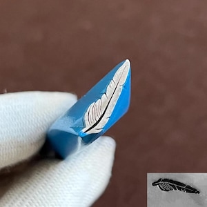 Feather Metal stamp,Steel Punches Jewelry Metal, Leather Stamping Tools Bracelet DIY Craft Tool, Jewelry Making For Gift