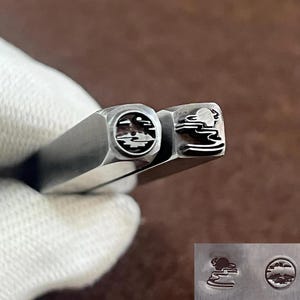 Sunrise in the Clouds style Spiral Steel Punches Jewelry Metal, Leather Stamping Tools Bracelet DIY Craft Tool, Jewelry Making For Gift