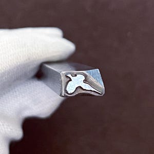 Bird/cranes  Steel Punches Jewelry Metal, Leather Stamping Tools Bracelet DIY Craft Tool, Jewelry Making For Gift