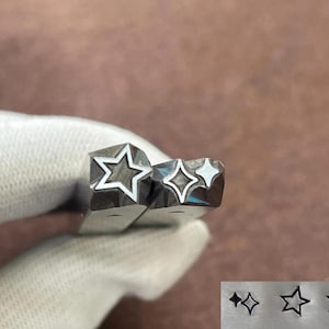 Star Steel Punches Jewelry Metal, Leather Stamping Tools Bracelet DIY Craft Tool, Jewelry Making For Gift