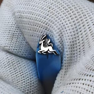 Fortune Deer, Engraving, Steel Punch Jewelry Metal, Leather Stamping Tool Bracelet DIY Hand Tools, Jewelry Making Gifts
