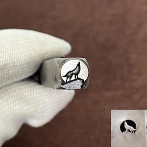 Wolf Cartoon Stalen Ponsen Sieraden Metaal, Leer Stempelen Gereedschap Armband DIY Craft Tool, Sieraden Maken Voor Cadeau