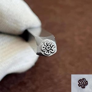 Sun flower Steel Punches Jewelry Metal, Leather Stamping Tools Bracelet DIY Craft Tool, Jewelry Making For Gift