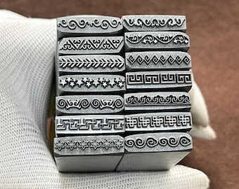 Boho Bohemian style Spiral Steel Punches Jewelry Metal, Leather Stamping Tools Bracelet DIY Craft Tool, Jewelry Making For Gift