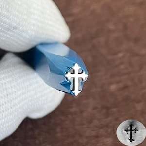 Latin Cross Jewelry Metal, Leather Stamping Tool, Bracelet DIY Handicraft Tool, Jewelry Making Gifts