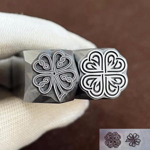 Bohe flowers Steel Punches Jewelry Metal, Leather Stamping Tools Bracelet DIY Craft Tool, Jewelry Making For Gift
