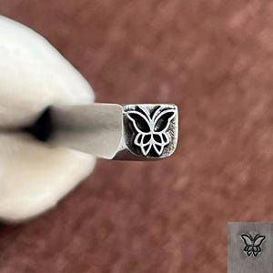 Butterfly Flower Steel Stamping Jewelry Metal,Leather Stamping Tool Bracelet DIY Crafts Tools,Jewelry Making Gifts