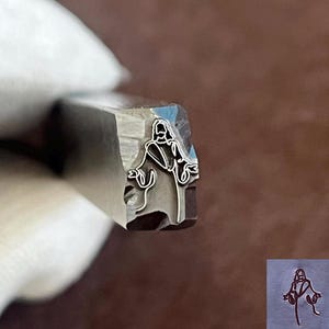 Customized Patterns Metal Stamp,Steel Punches Jewelry Metal, Leather Stamping Tools Bracelet DIY Craft Tool, Jewelry Making For Gift