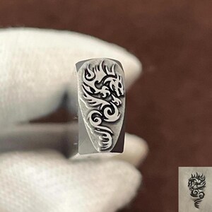 Dragon Monster Totem flower Oriental Steel Punches Jewelry Metal, Leather Stamping Tools Bracelet DIY Craft Tool, Jewelry Making For Gift